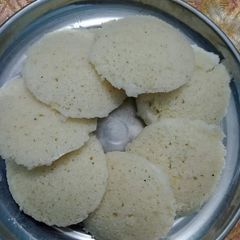 Rava idli A picture of Rava idli.