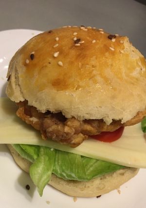 O poză a rețetei Burger 🍔.