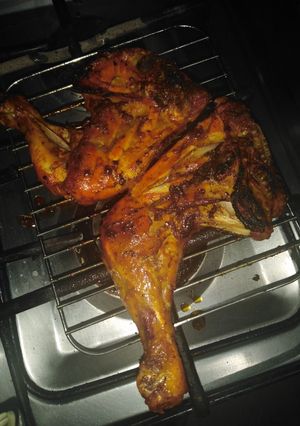A picture of Chicken Tikka[ Own recipe].