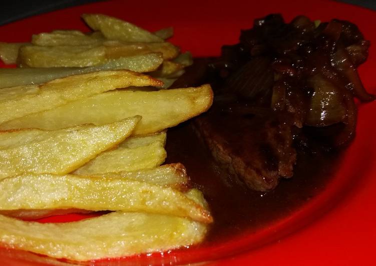 Steak sapi simple
