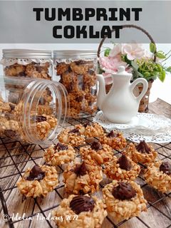 Foto resep Tumbprint Cookies Coklat