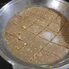 A picture of Gujarati golpapadi wheat energybar.