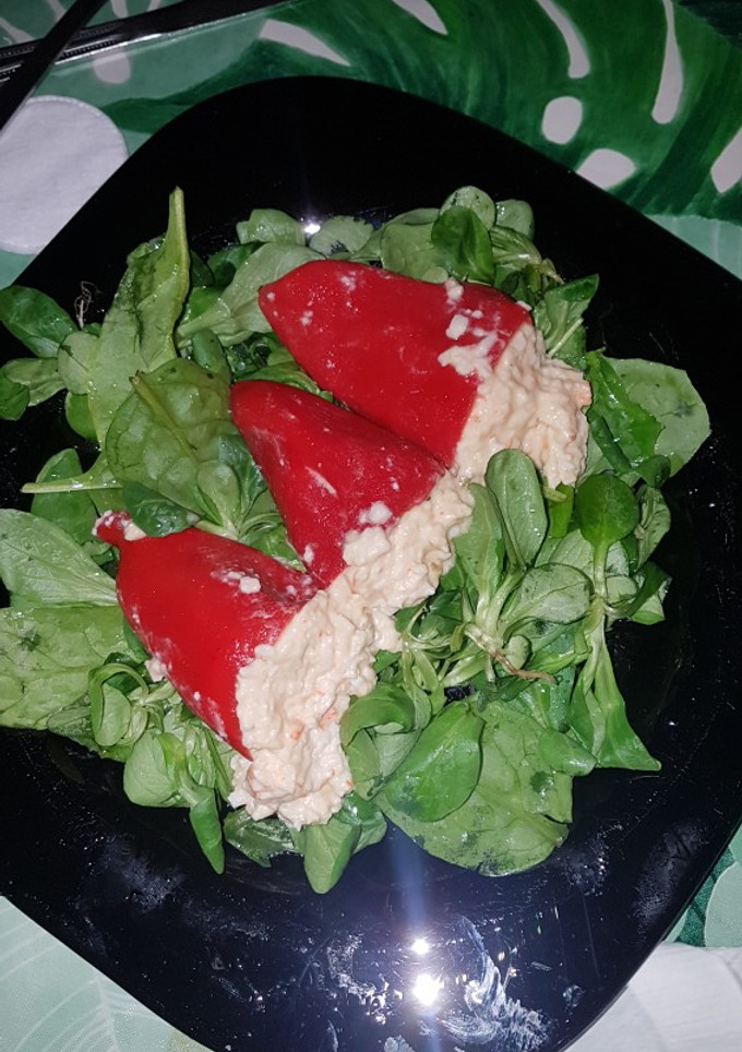Una foto de Pimientos de piquillo rellenos con Thermomix