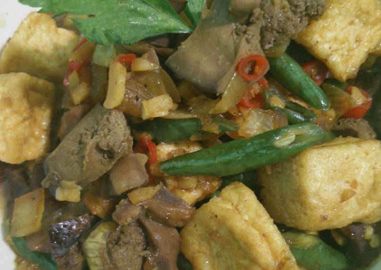 Resep Oseng Tahu Ati Ampela, Bisa Manjain Lidah