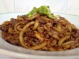 Spicy yaki udon