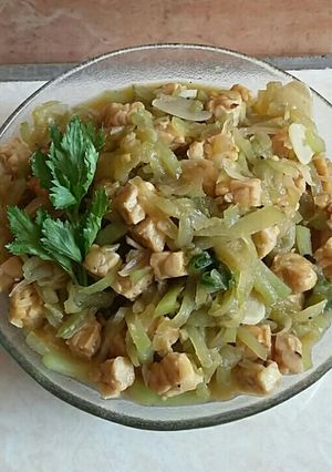 Foto resep Tumis Late (Labu dan Tempe)😊