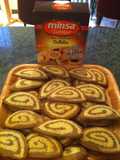 Galletas bicolor libres de gluten