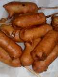 Corndogs caseros... (Salchichas con masa)