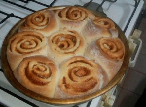 Una foto de Torta Húngara o torta de los 80 golpes