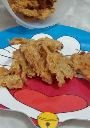 Foto resep jamur tiram crispy vegetarian