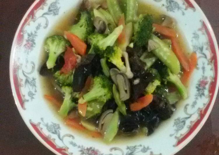 Resep Cap Chai Vegetarian Anti Gagal