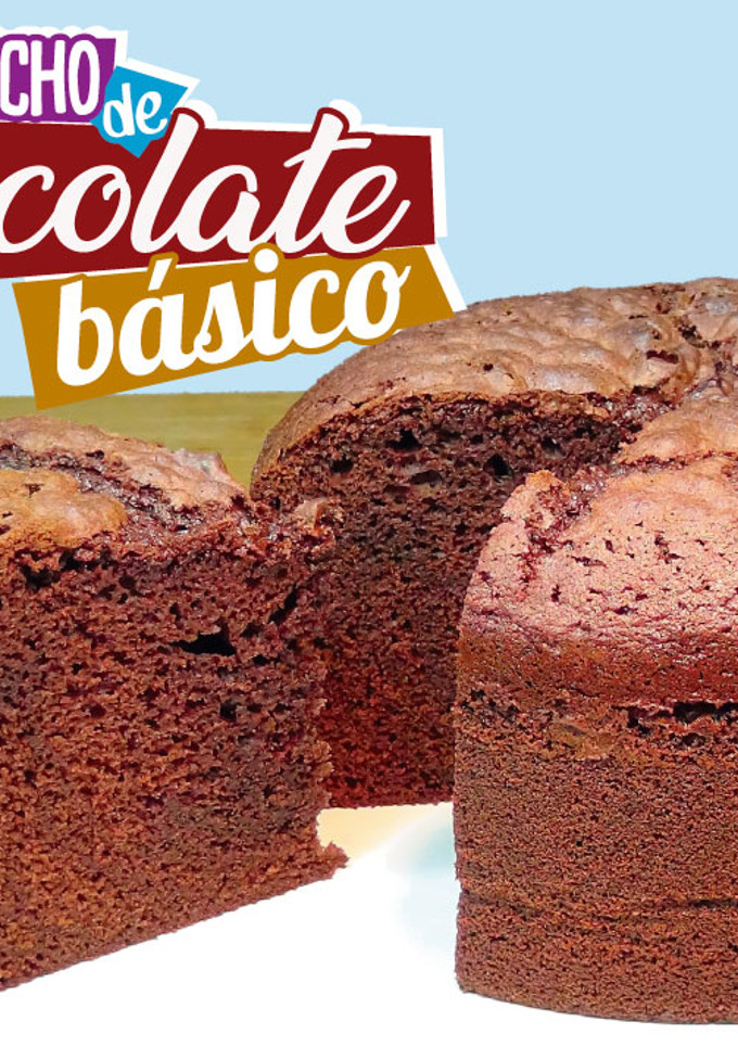 Una foto de Bizcocho de chocolate básico