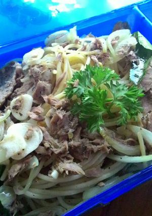 Foto resep Spicy Tuna Spaghetti