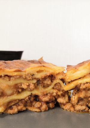 Glutén- és laktózmentes házi lasagne recept fotója
