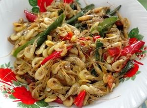 Foto resep Tumis Udang Kecil Cabai Pedas