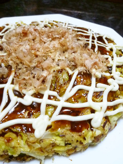 A picture of Easy Okonomiyaki with Flour and Hondashi.
