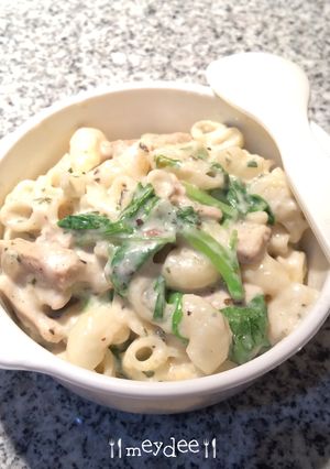 Foto resep Creamy Tuna Pasta - Spinach