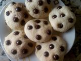 Galletas con chispas de chocolate