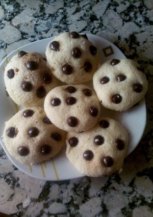 Una foto de Galletas con chispas de chocolate