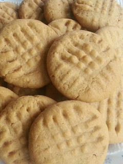 A picture of Authentic American Peanut Butter Cookies.