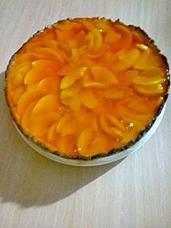 Una foto de Tarta de duraznos super fácil