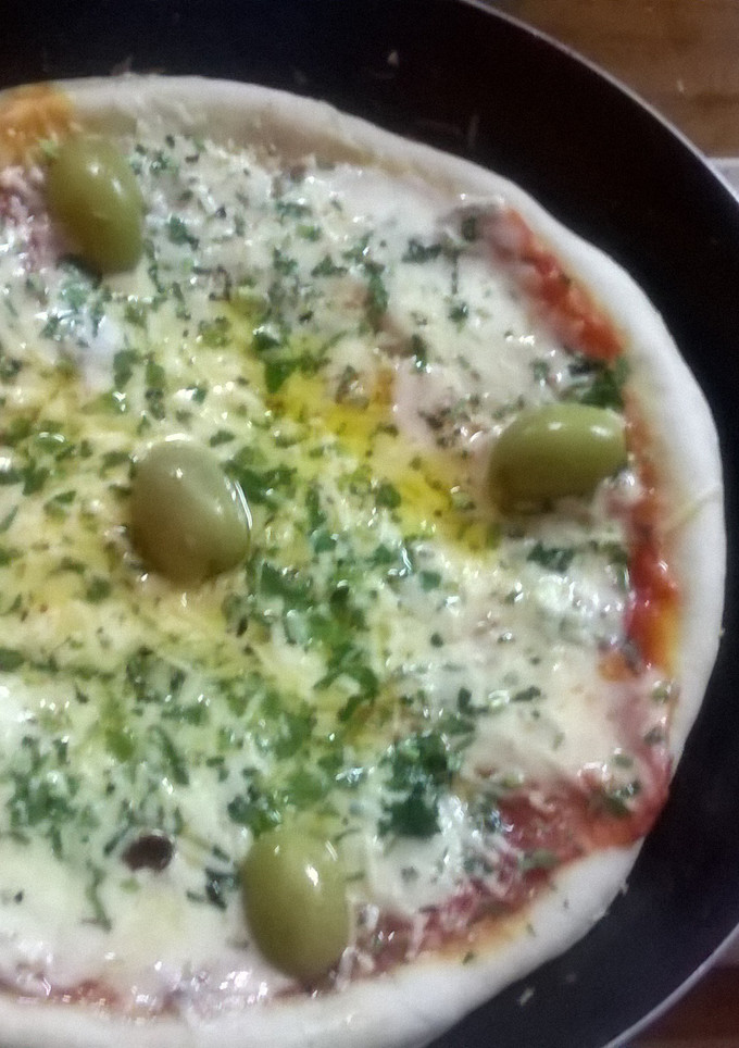 Una foto de Pizza express sin horno y muy crocantita