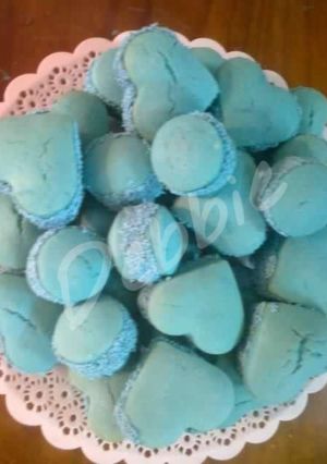 Una foto de Alfajores de maicena de frozen