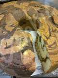 Tortita económica, re fácil marmolada de aceite