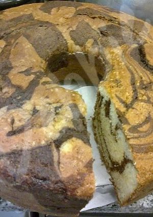 Una foto de Tortita económica, re fácil marmolada de aceite