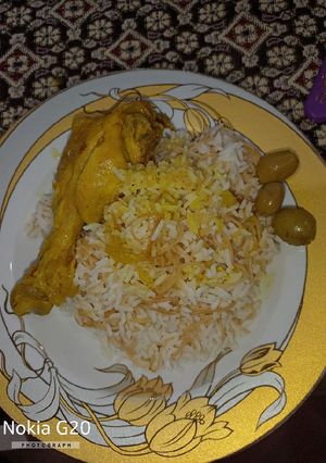 عکسی از دستور رشته پلو+ مرغ