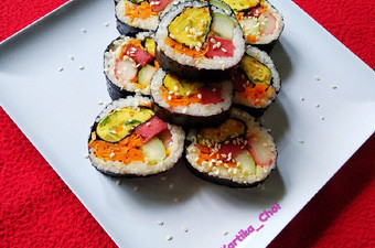 Resep Korean Kimbab Anti Gagal