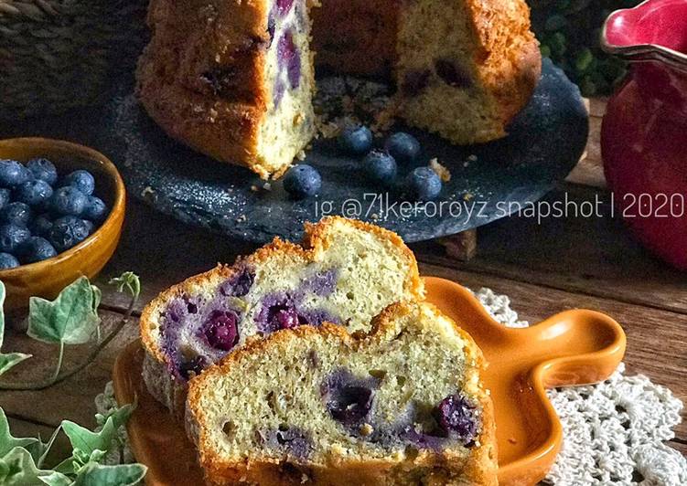 Langkah Mudah Buat 🍌 KEK PISANG BLUEBERRY yang Praktis