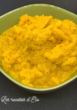 Une photo de Purée de carottes au Thermomix