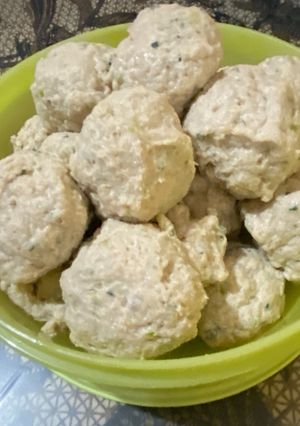 Foto resep Baso seafood keto (flourless)
