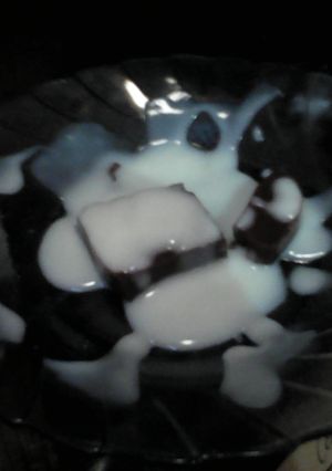 Foto resep Pudding coklat vla vanilla.... Yummy...