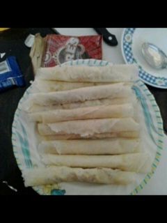 Foto resep Pisang goreng lumpia isi keju & coklat mises