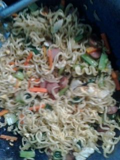 Foto resep Tumis mie telur sosis