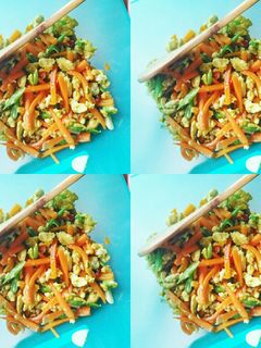 Foto resep Tumis Sehat Wortel Buncis + Scrambled Egg