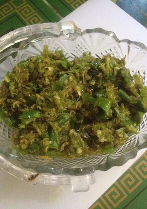 Foto resep Sambal ijo teri basah