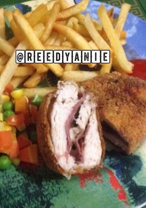 Foto resep Chicken cordon bleu