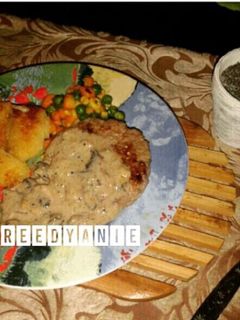 Foto resep Steak Jerman saus jamur
