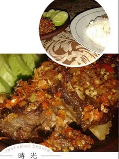 Foto resep Iga penyet sambal korek