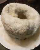 Torta de limón con coco rallado