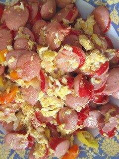 Foto resep sosis telur orak arik