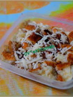 Foto resep bread pudding ala mpasi 