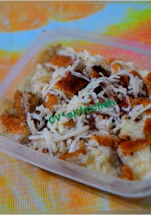 Foto resep bread pudding ala mpasi