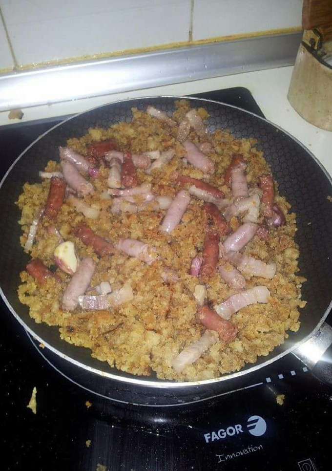 Una foto de Migas de harina