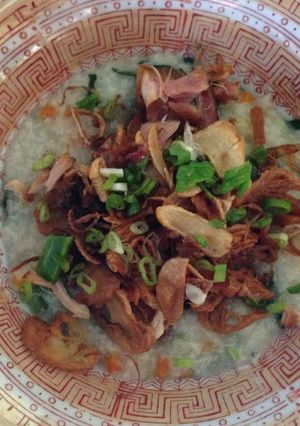 Foto resep Bubur Vegetarian (Nasi Sudah Menjadi Bubur)