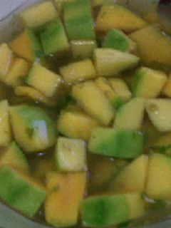 Foto resep mangga muda asem manis pedes 
