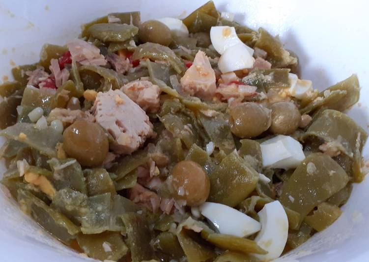 Judias verdes en ensalada